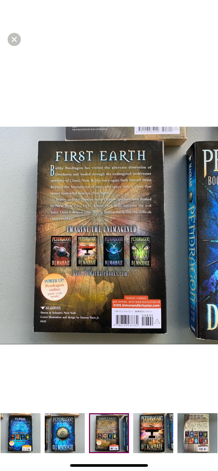 🥕Lot of Pendragon Paperback novel by D.J. MacHale🥕 image indicator(5)