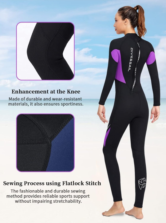 Dive & Sail 3MM Neoprene Full Wetsuit for Women 2XL NWT image indicator(3)