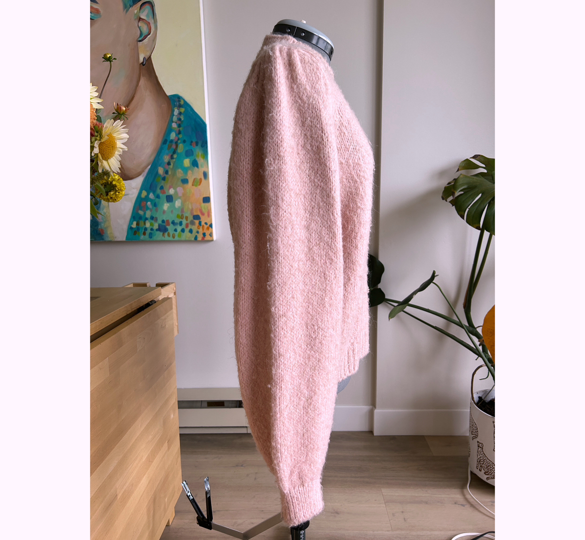 Vero Moda Pink Knit Sweater🥕 image indicator(3)