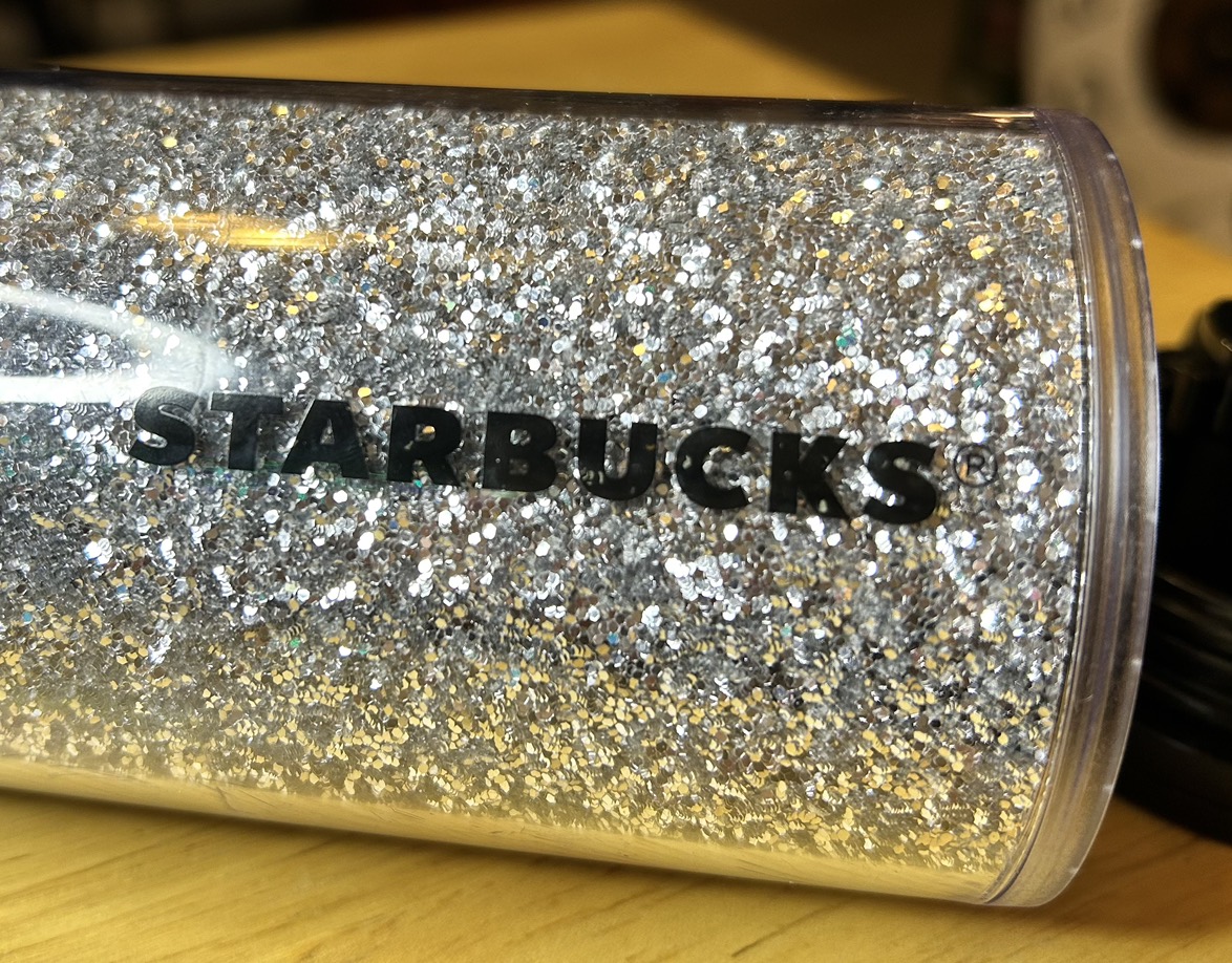 ✨✨Silver Sparkly Starbucks Travel Mug 473ml image indicator(2)