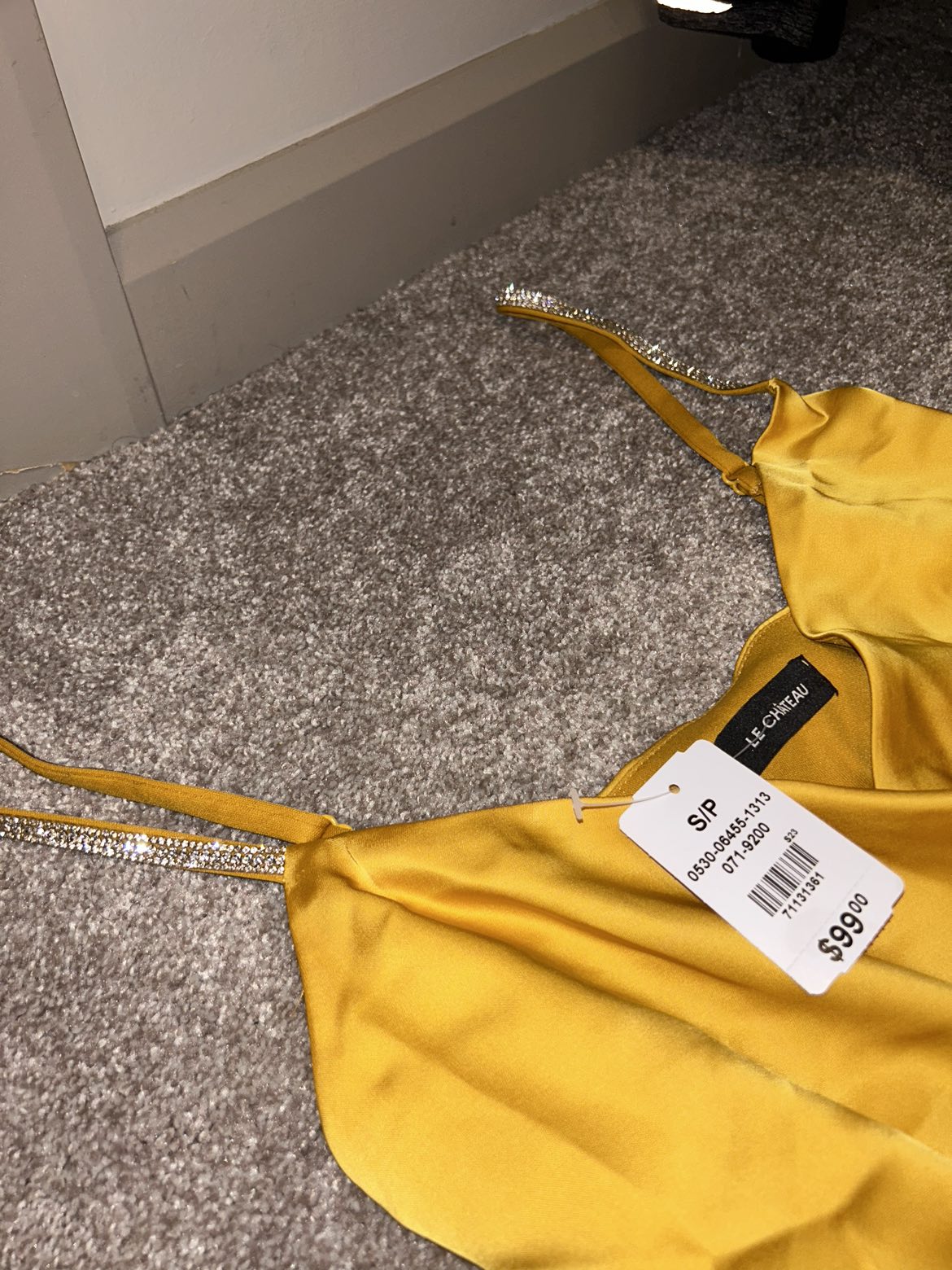 NWT Satin Yellow Dress - photo 4