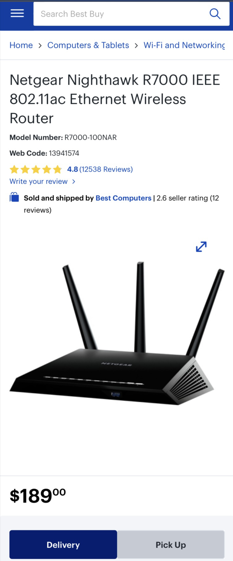 Netgear Nighthawk Router (plz read description)
