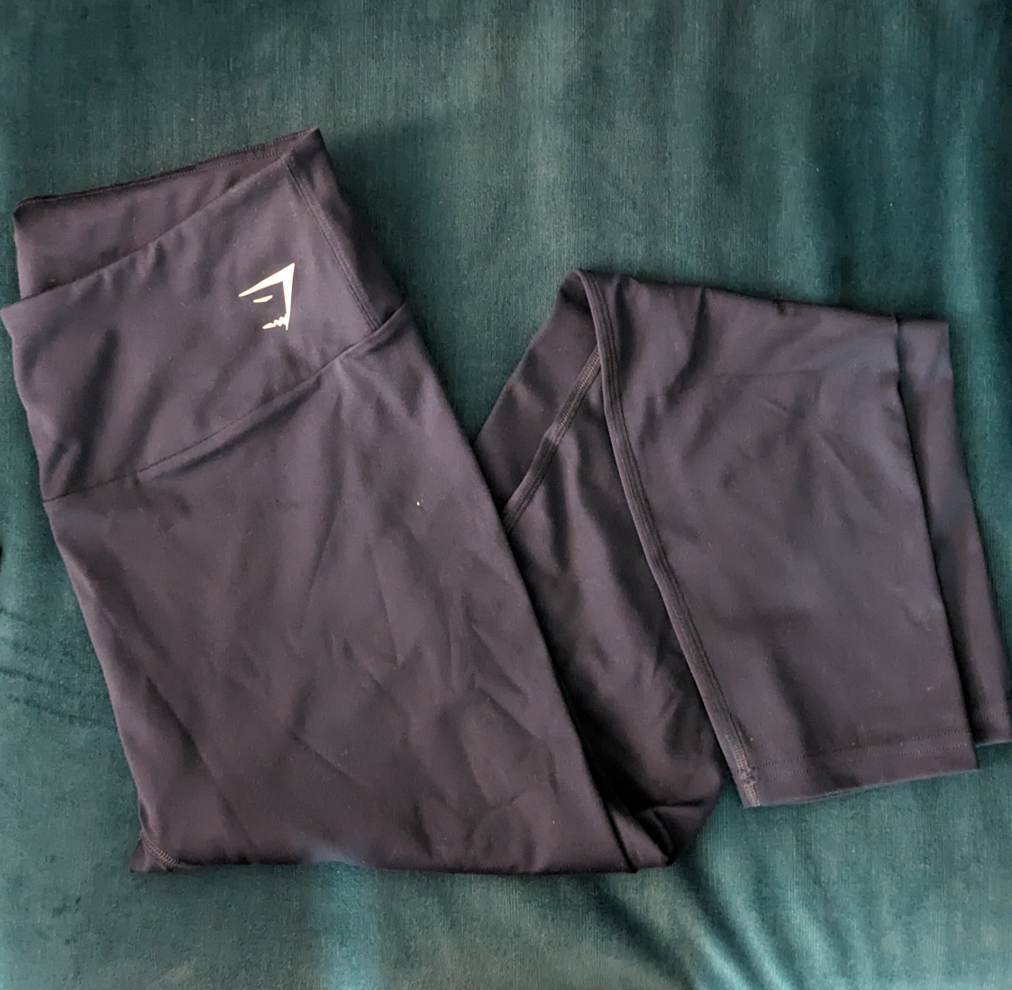 Gymshark Training Leggings (Black and Navy) - photo 5