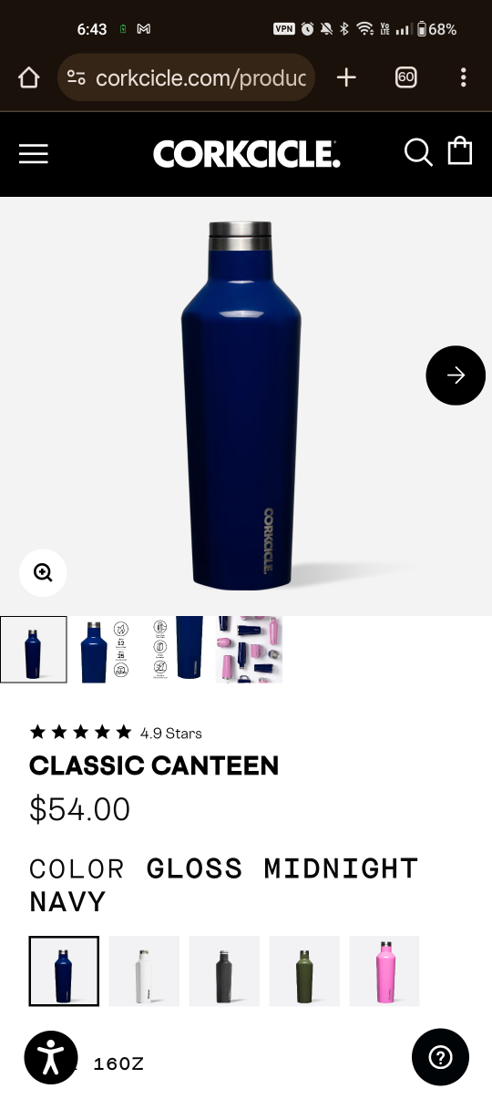 Corkcicle Canteen/Water bottle image indicator(3)