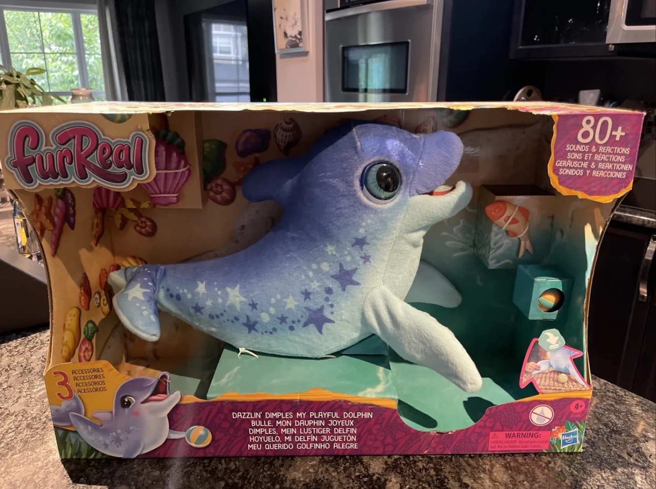 Dazzlin' Dimples FurReal Pet Dolphin New In Box thumbnail