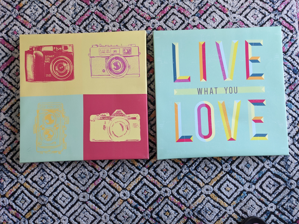 2 piece- inspirational Wall Art set thumbnail