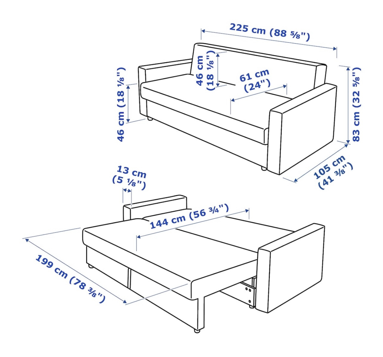 IKEA Friheten Sofa Sleeper - Convertible Couch - photo 5