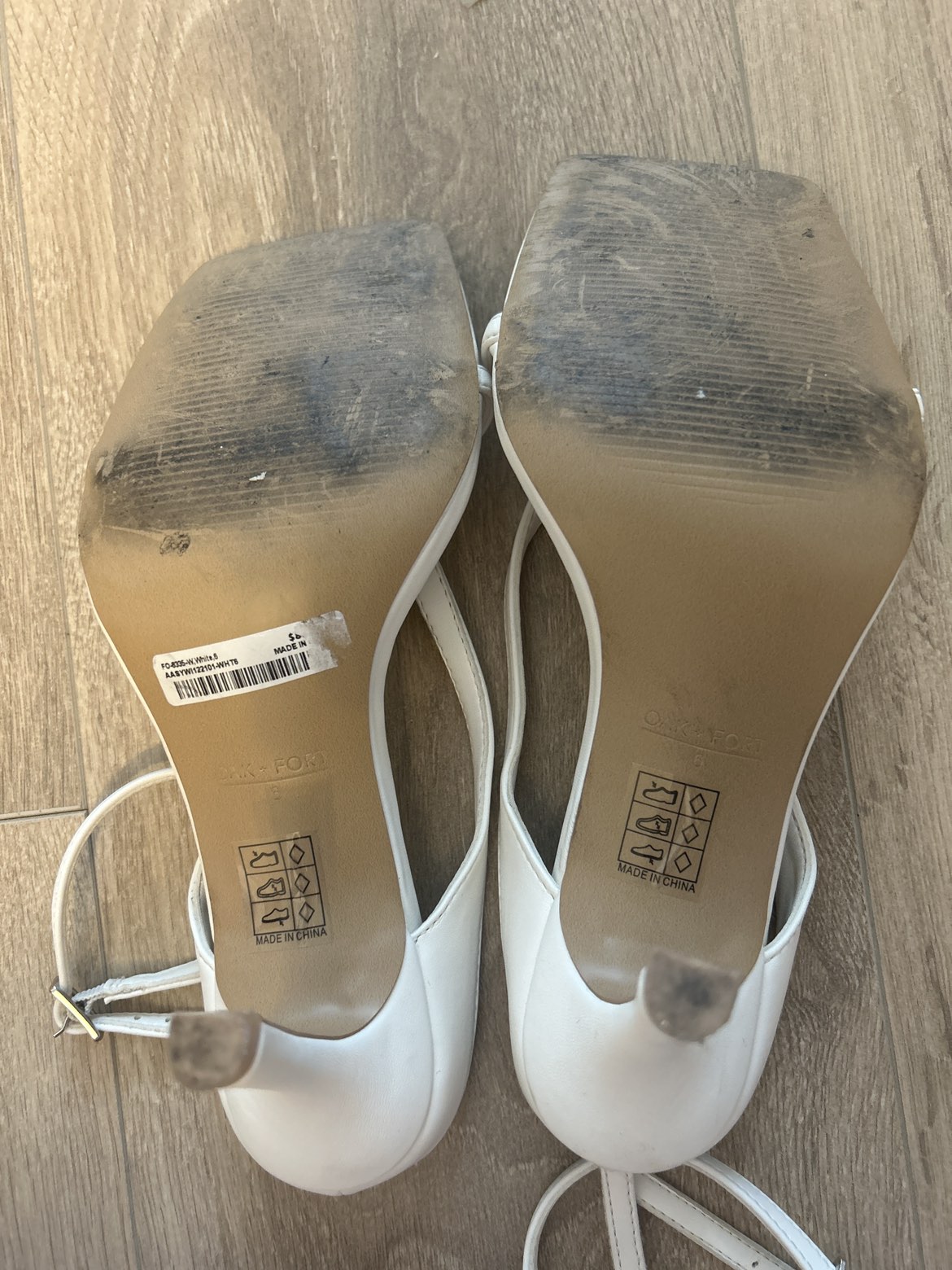 Oak + Fort white sandals - photo 5