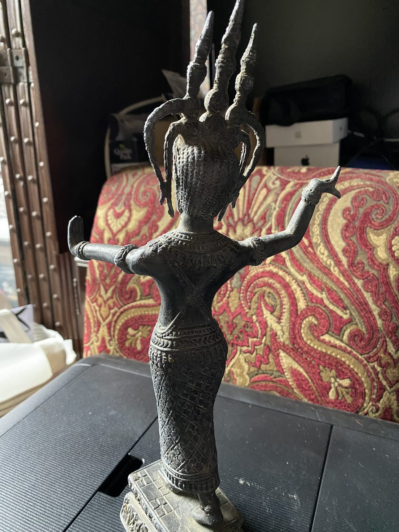 Asian Antique Statue heavy made of solid steel - photo 4