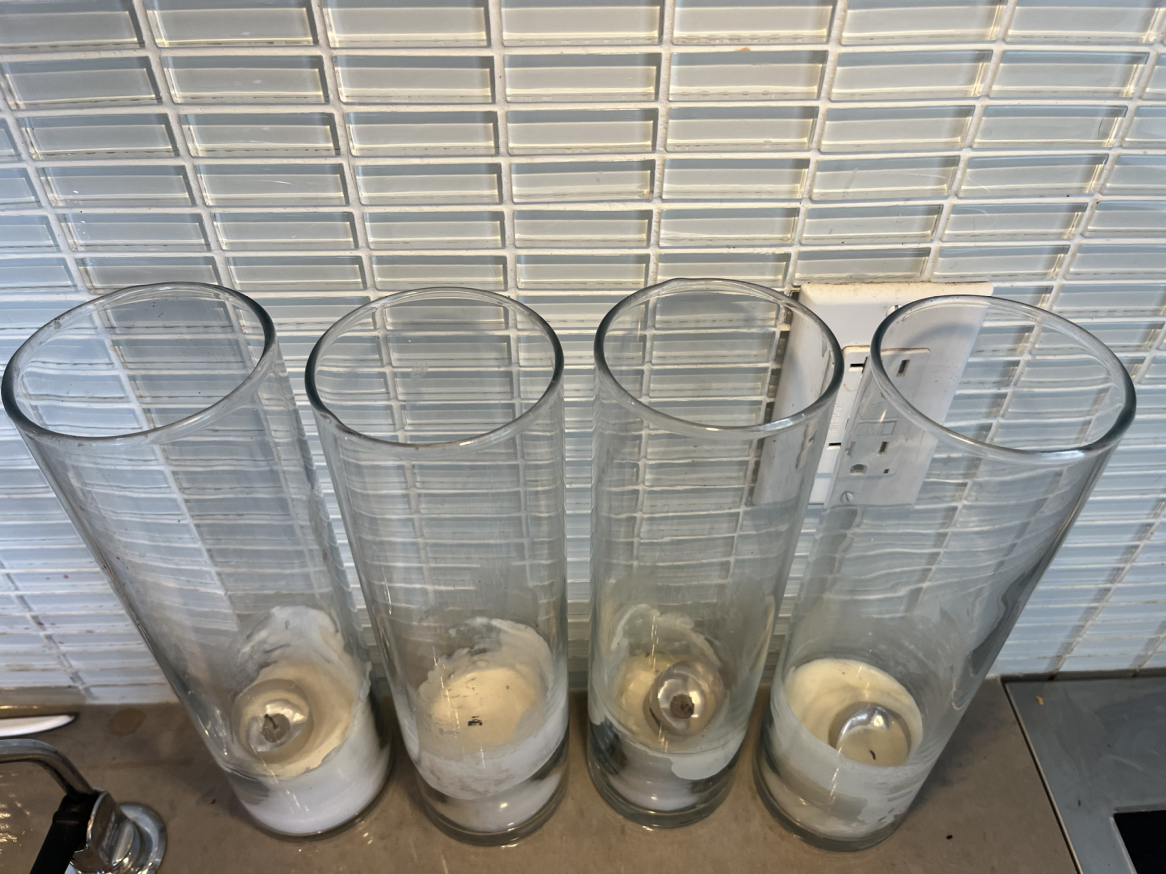 4 Cylinder glass vase $8 image indicator(5)