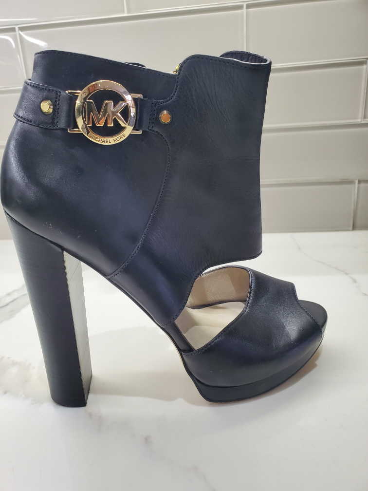Michael Kors peep toe bootie