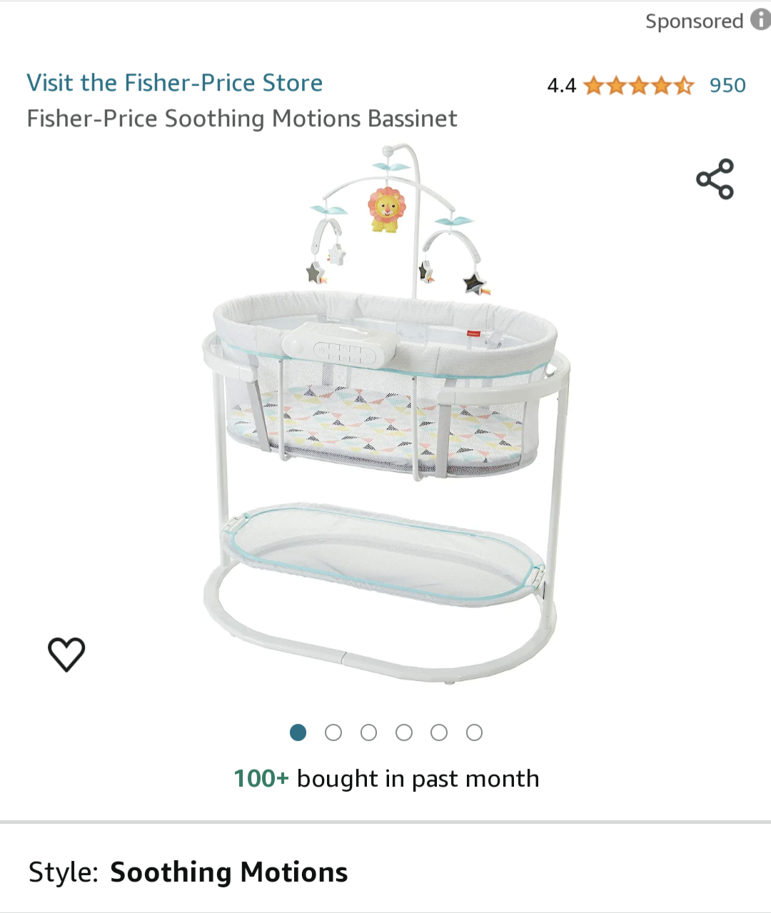 Bassinet with soothing vibration and music