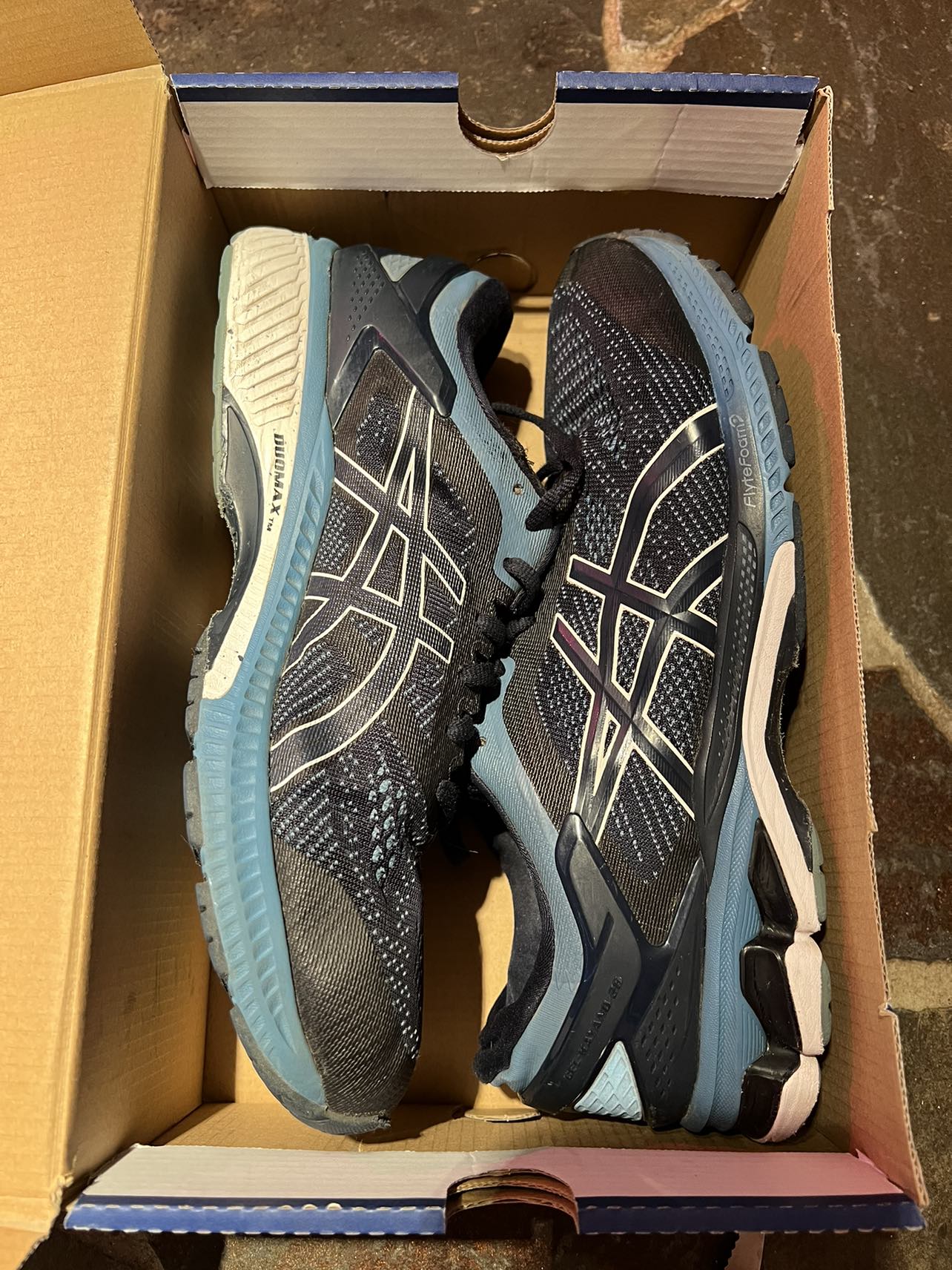 ASICS Gel-Kayano 26 Midnight Grey Floss (Men’s 11 2E)(EUC) image indicator(7)