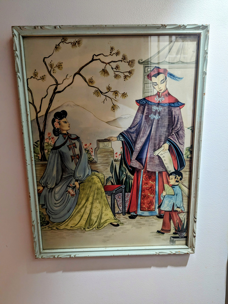 Antique lithograph art