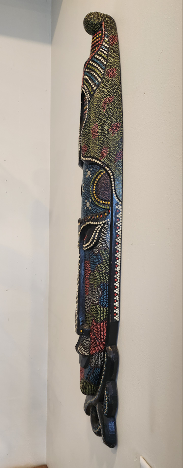 Tall, wooden Tribal Mask image indicator(4)