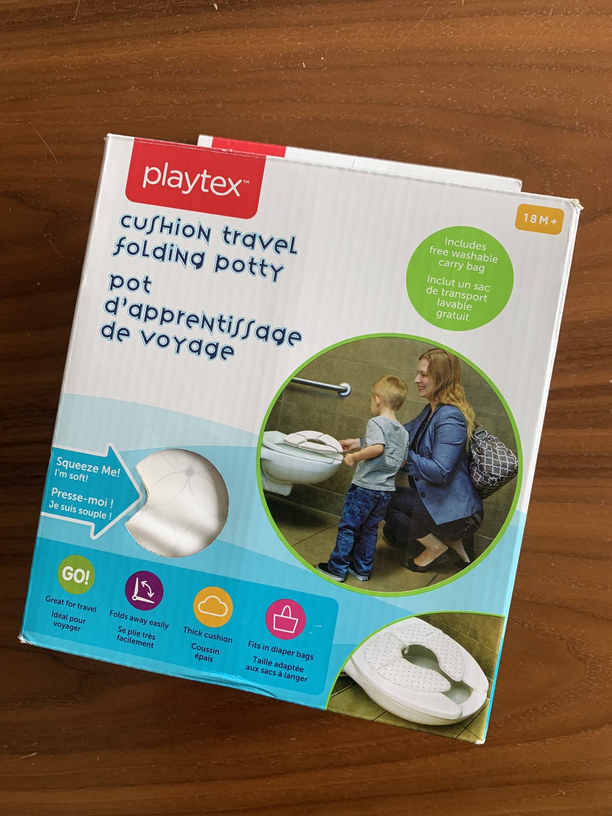 Playtex Cushioned Folding Potty Seat