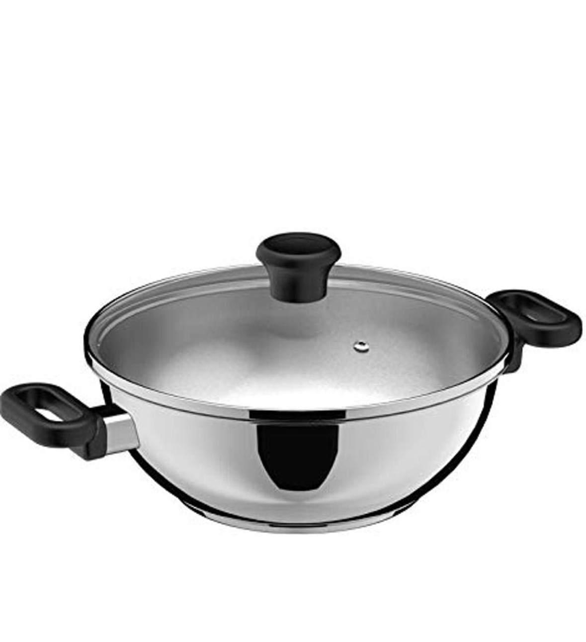 Maharaja, Karahi with lid, Stainless Steel, 26cm - photo 3
