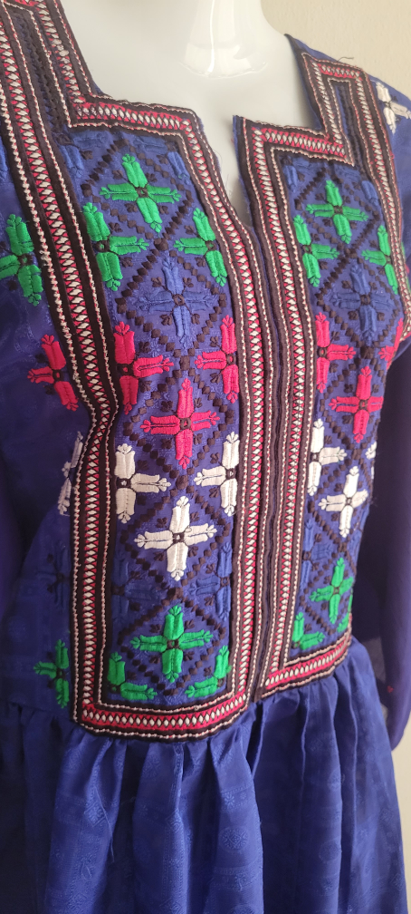 Pakistani/ balochi Embroidered Red Suite For Eid/ Parties wear image indicator(6)