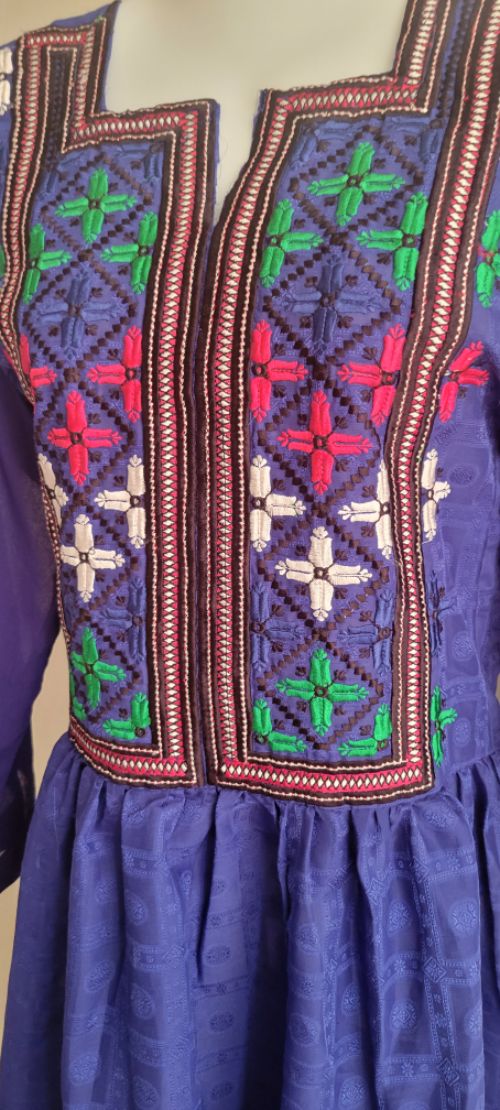 Pakistani/ balochi Embroidered Red Suite For Eid/ Parties wear image indicator(8)