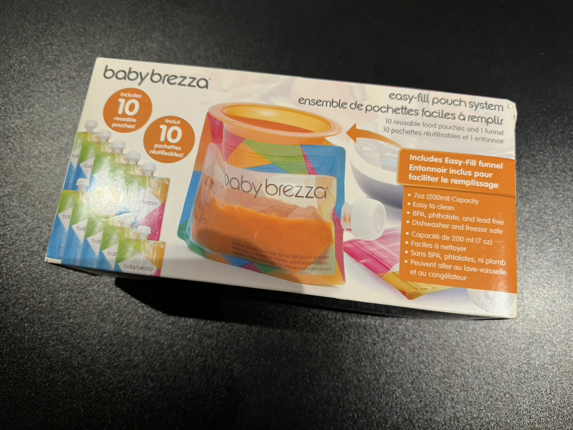 Easy-Fill Pouch System fir Babies