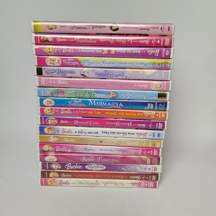 Barbie DVD's (Lot of 17) thumbnail