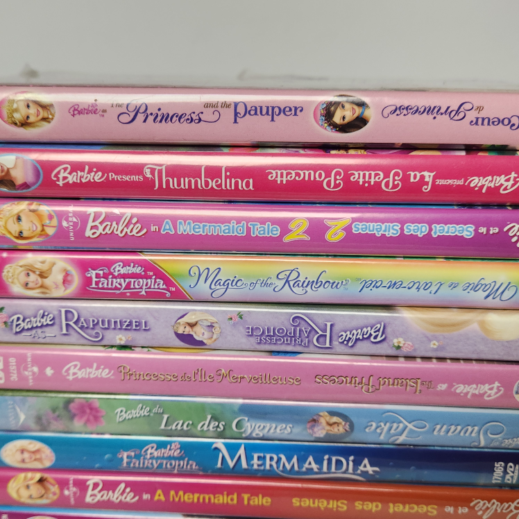 Barbie DVD's (Lot of 17) image indicator(2)