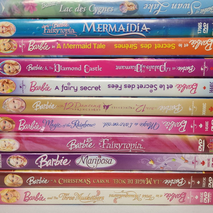 Barbie DVD's (Lot of 17) image indicator(3)