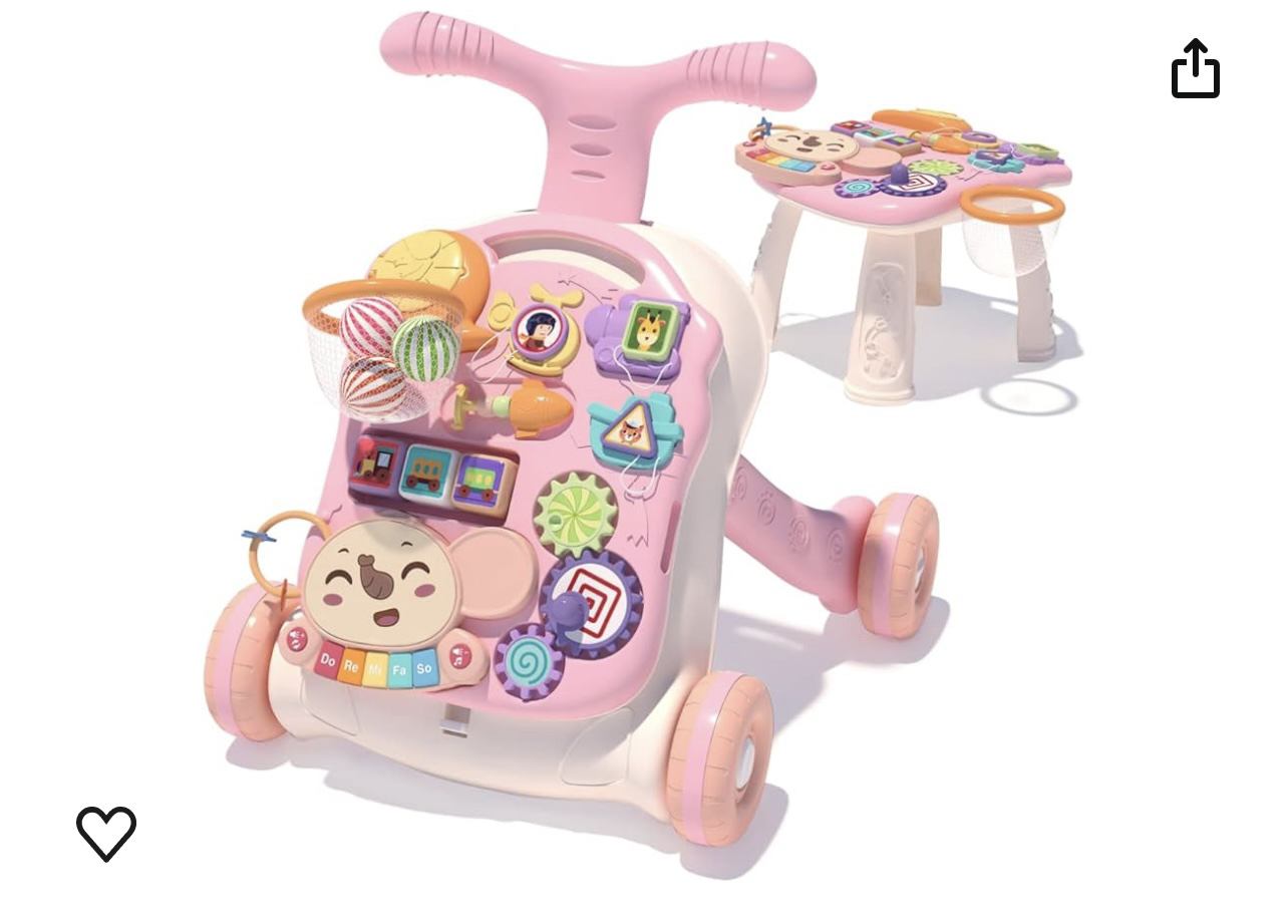 3 in 1 Baby Walker, Sit to Stand Walker thumbnail