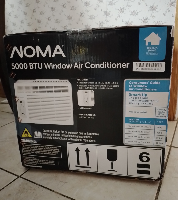 Brand new 5000 BTU window air conditioner - photo 4