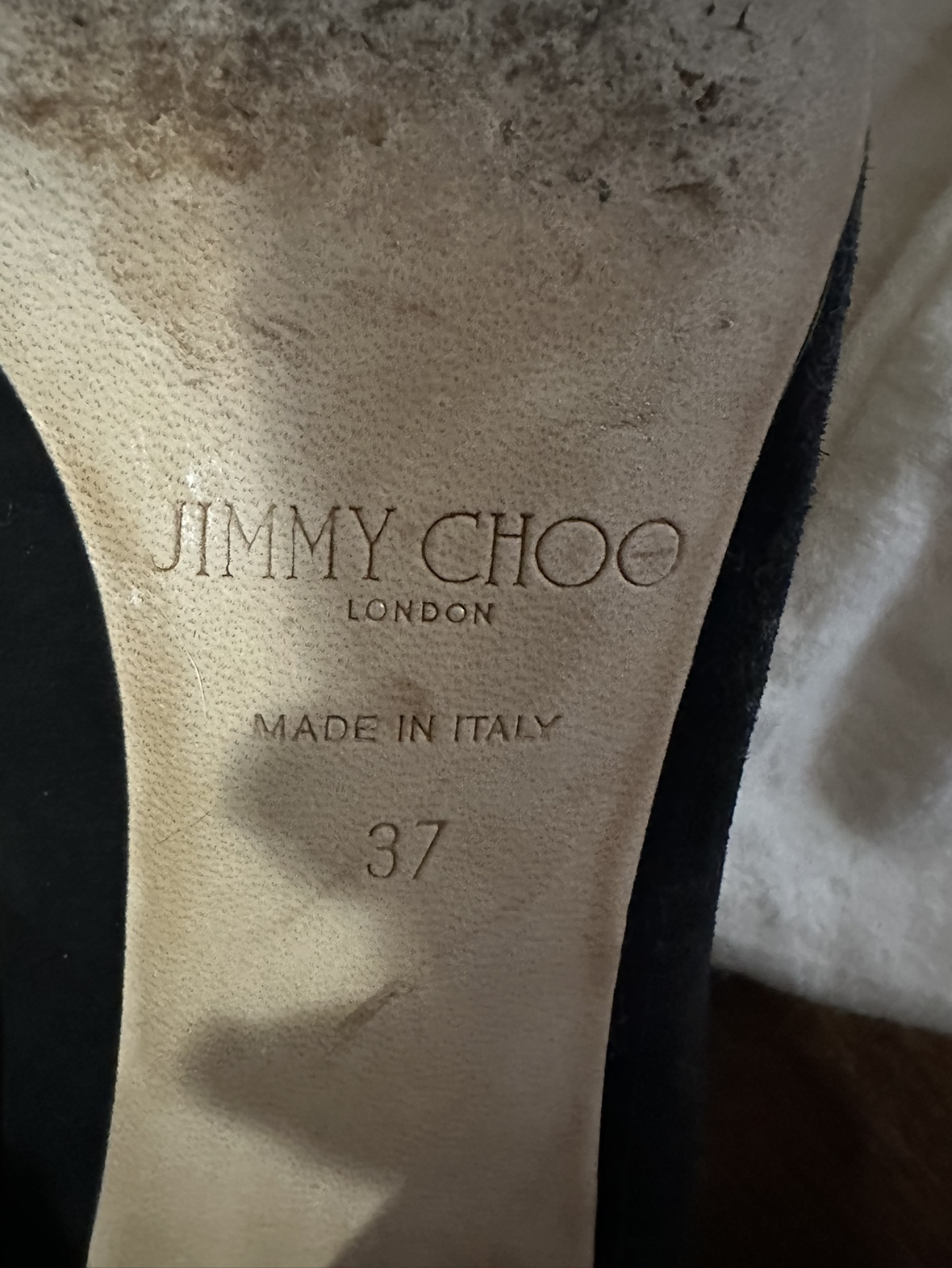 JIMMY CHOO Black Suede Billie 65 Heels image indicator(6)