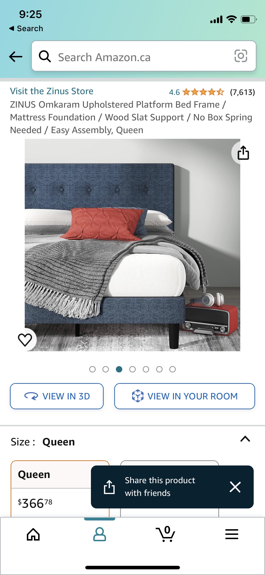 Queen bedframe - photo 3