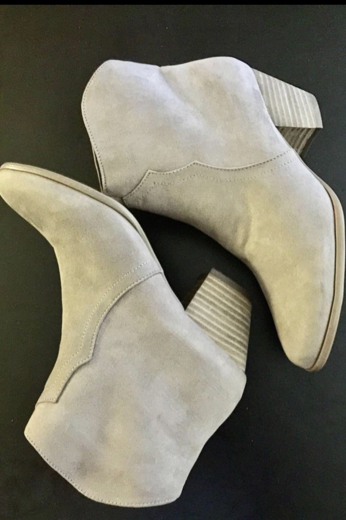 NEW Grey Bootie in the box  SIZE 9 image indicator(2)