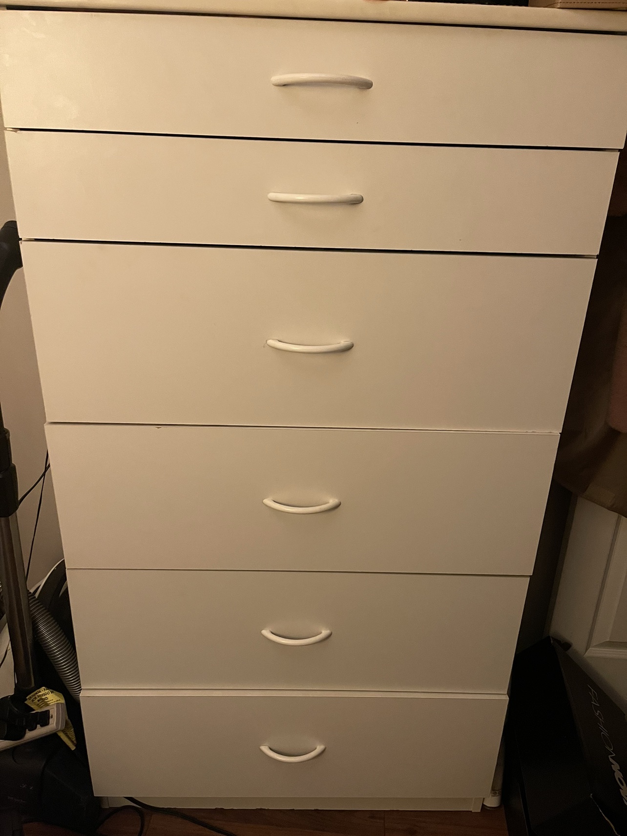 White dresser