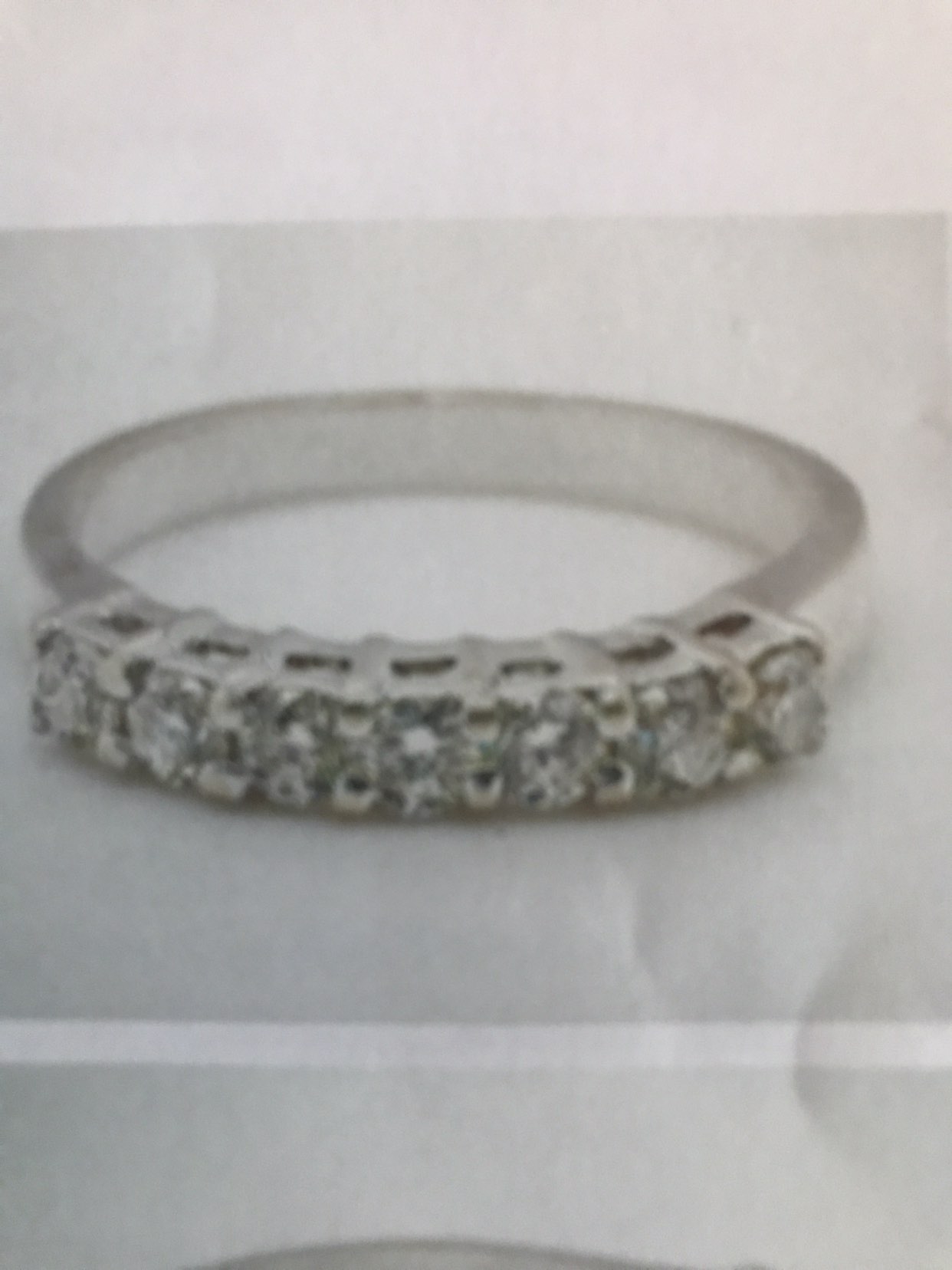 14K Diamond Ring sz 6.5 appraisal is $5175 image indicator(10)