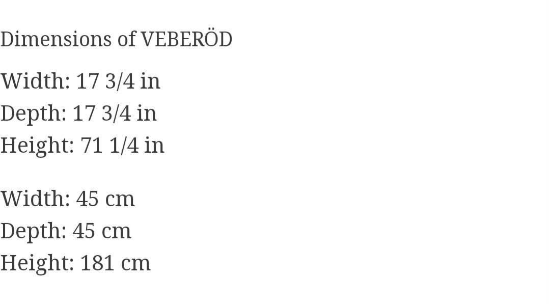 Tall Shelf with 3 Drawers (Ikea Verebod) - photo 2