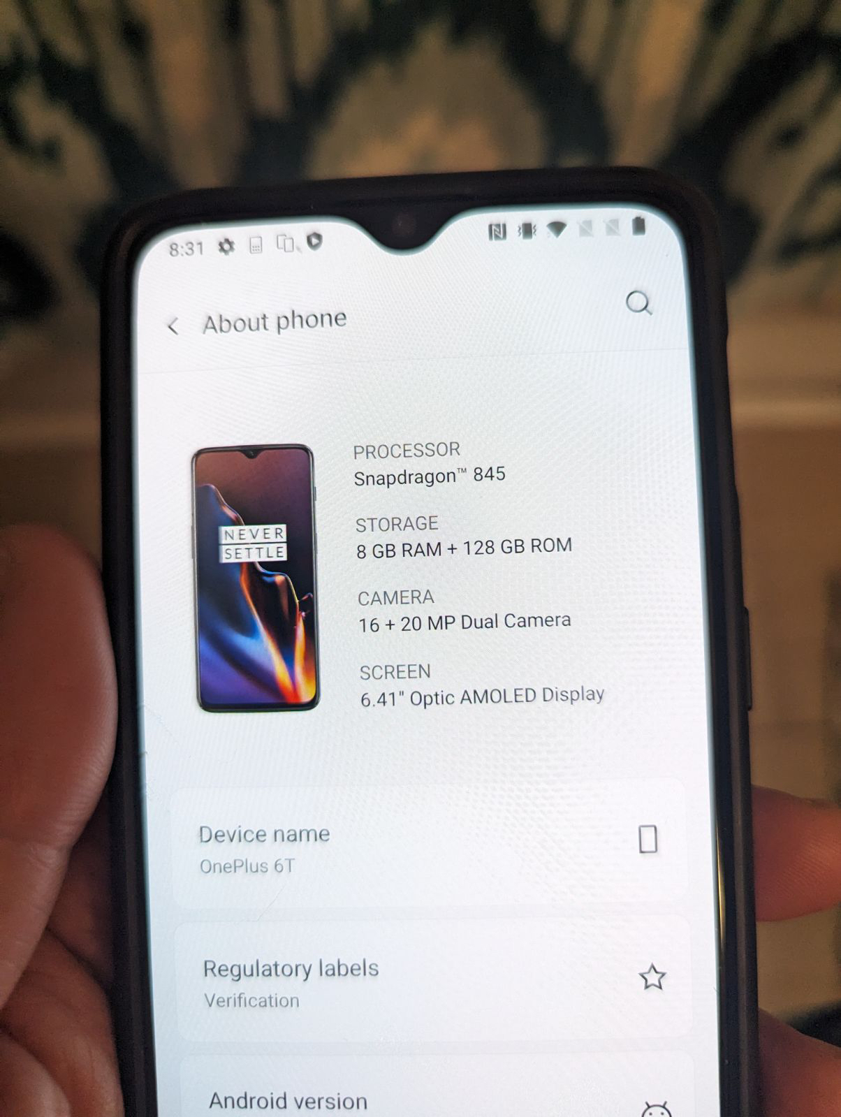 Phone 1 plus 6t thumbnail