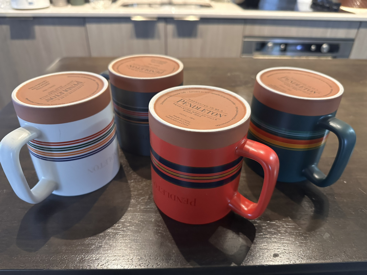 Pendleton 4 Piece Coffee Mug Set. - photo 2