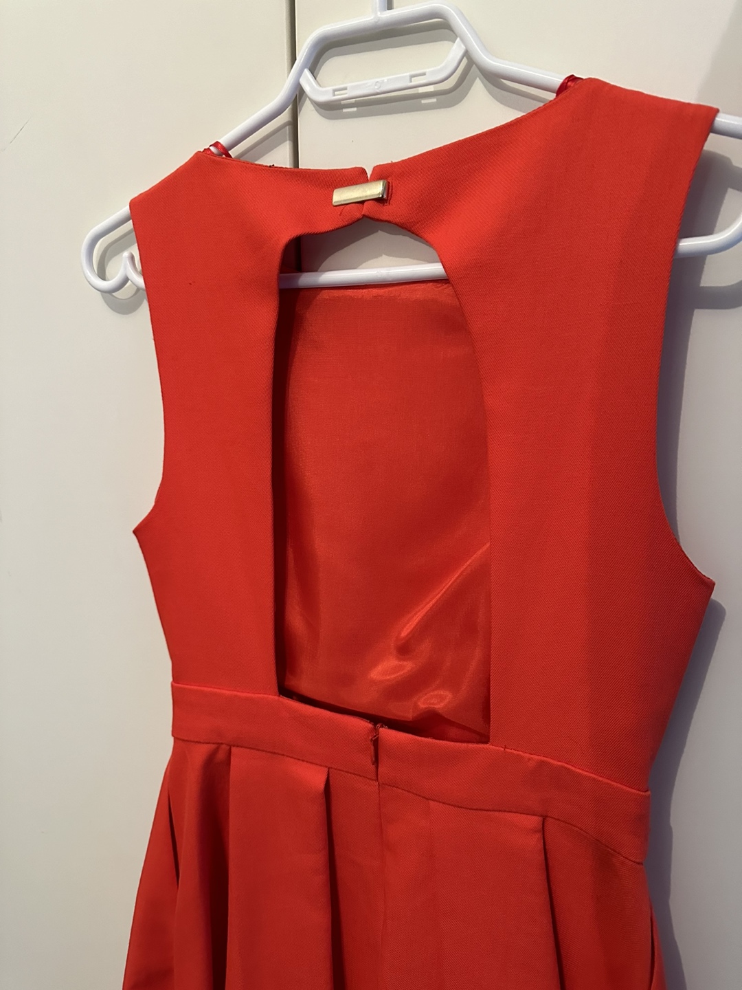 Zara backless red dress image indicator(2)