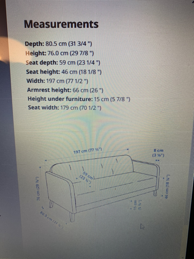 IKEA Linanas Sofa - photo 2