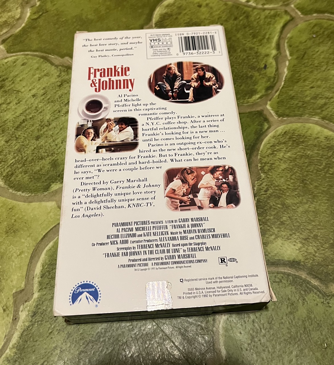 Frankie & Johnny - Al Pacino VHS image indicator(2)