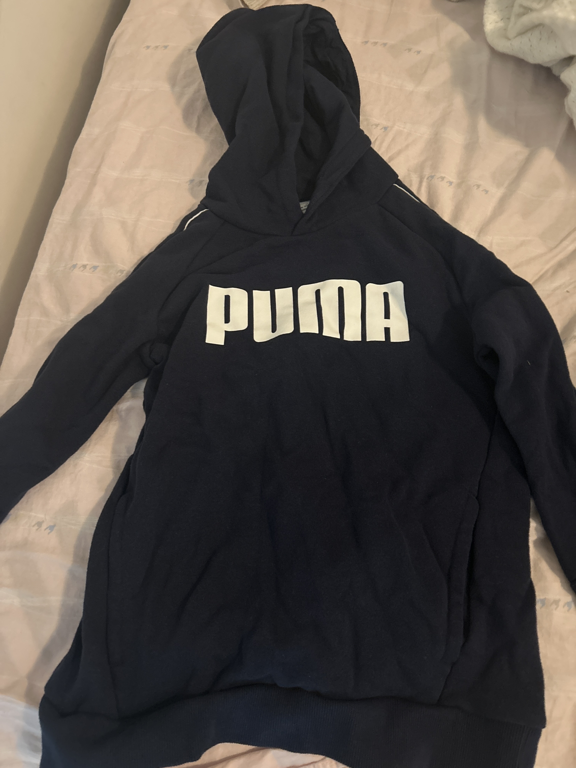 Puma Dark Blue Hoodie For Kids thumbnail