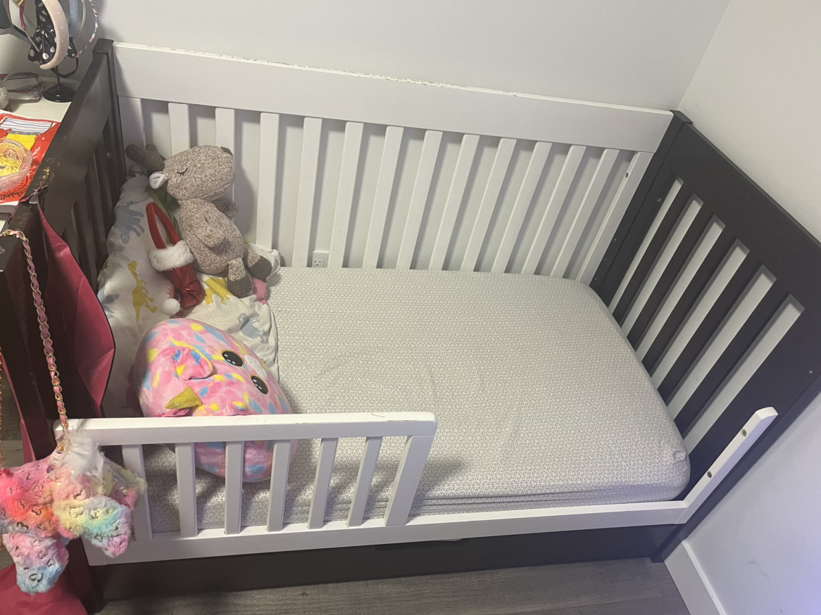 Crib to toddler bed