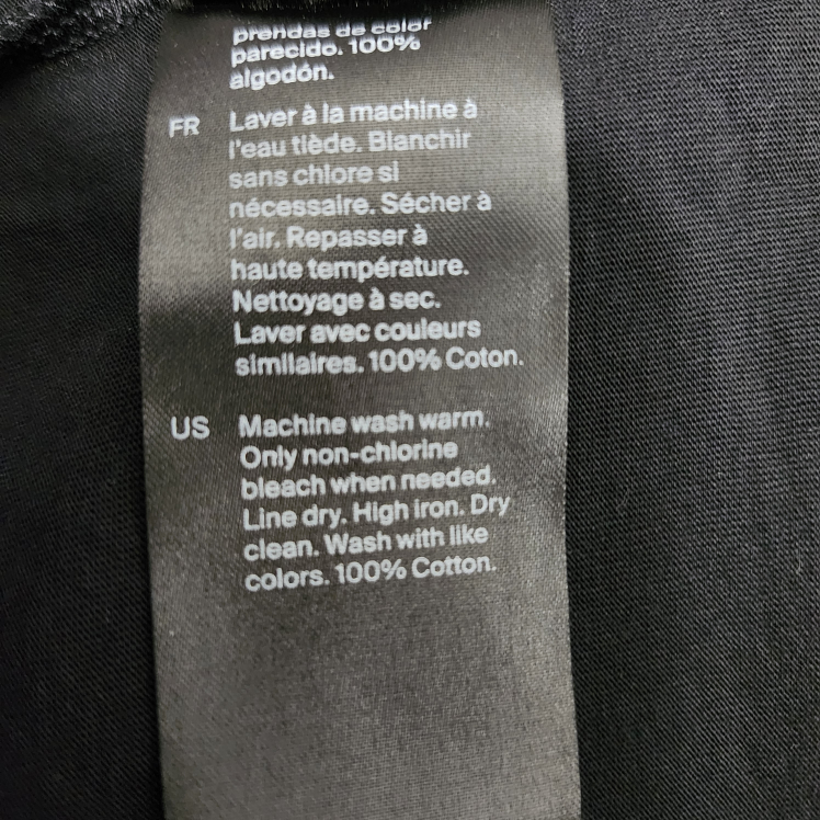 COS #S. Black 100%COTTON  V- NECK T-Shirt. #S. LIKE NEW. image indicator(5)