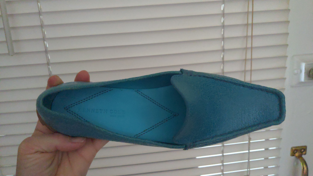 Brand new Turquoise leather flats - photo 4