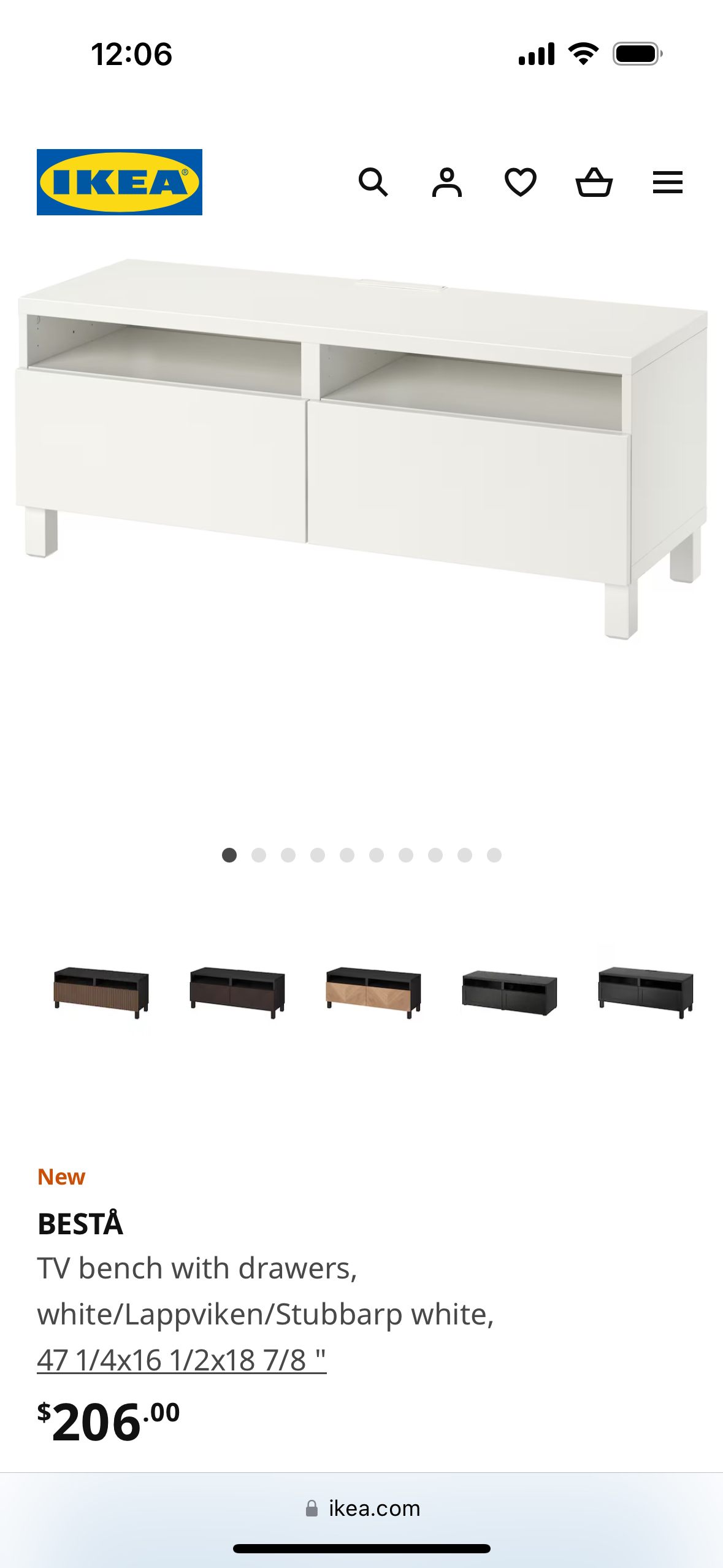 Must go! IKEA Besta TV Unit with glass top - photo 4