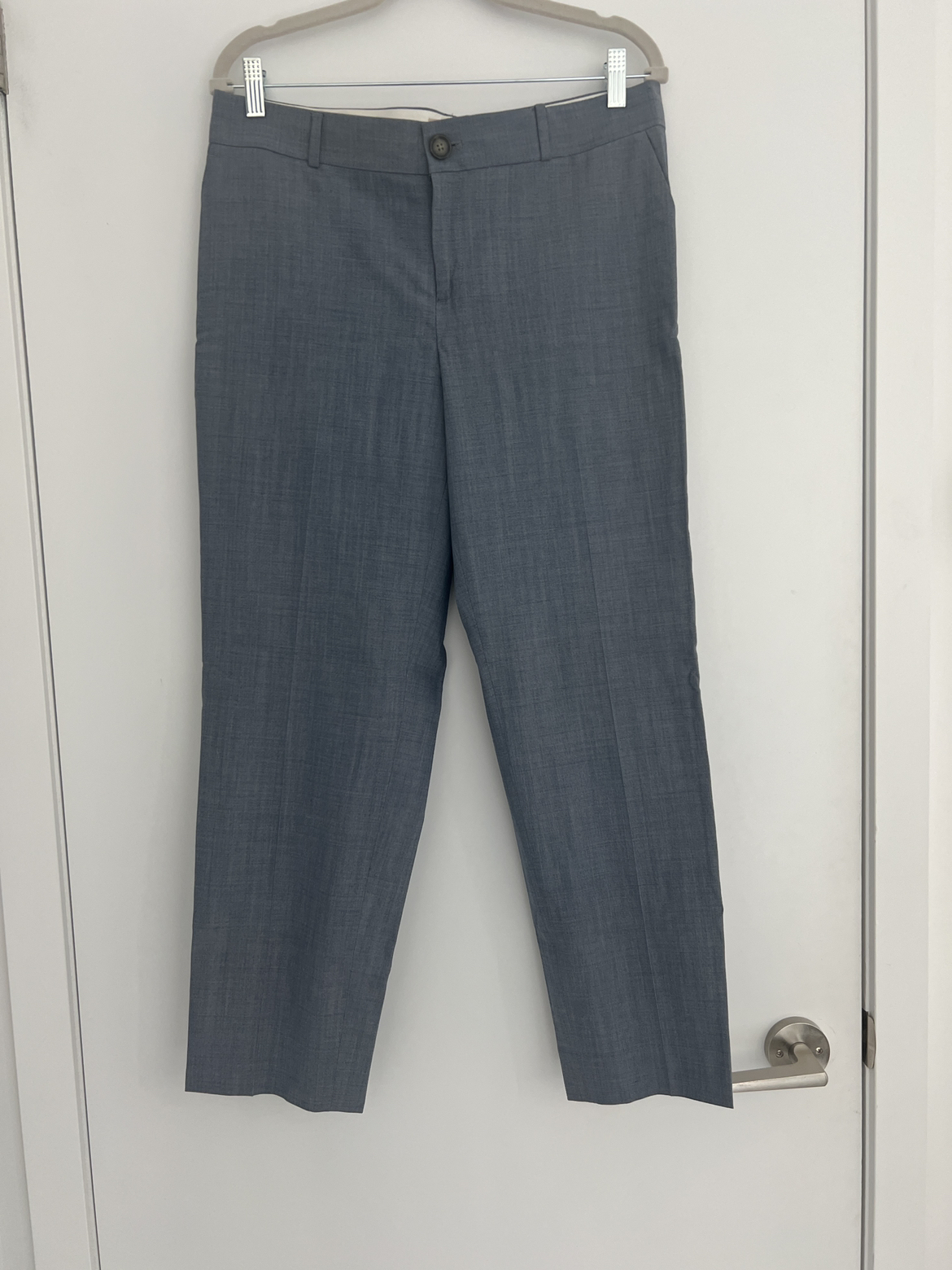 Banana Republic shark skin blue pants- Size 10 👖 thumbnail