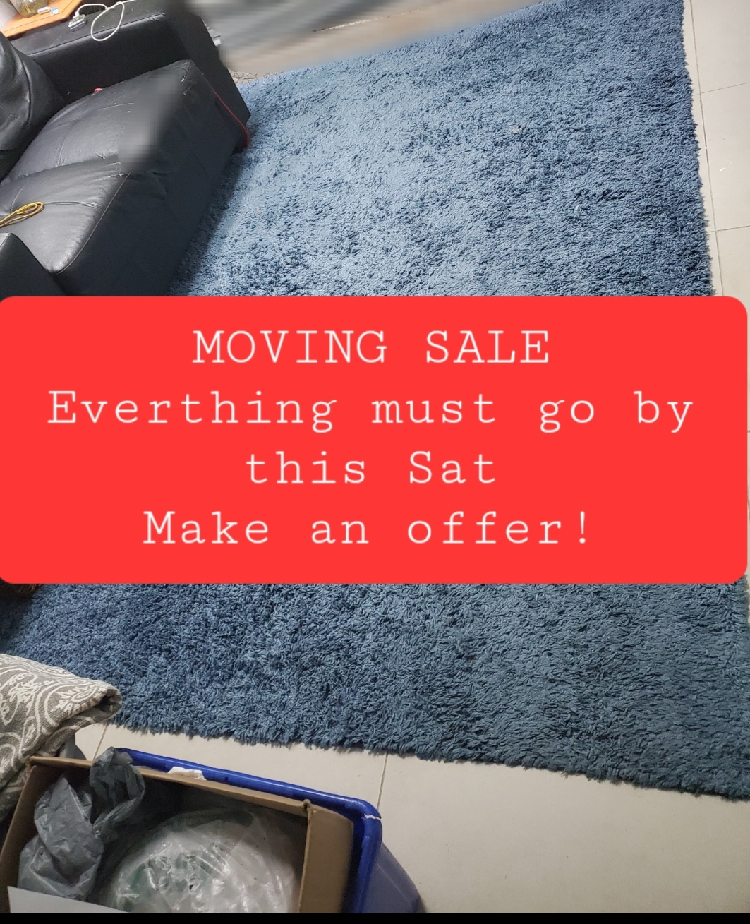 MOVING SALE