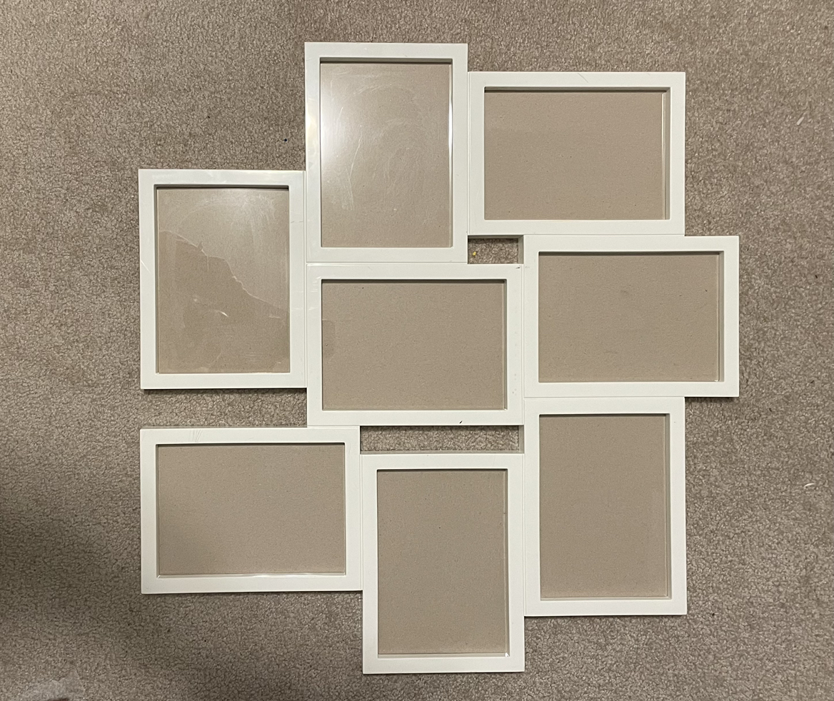 🥕IKEA collage frame for 8 photos