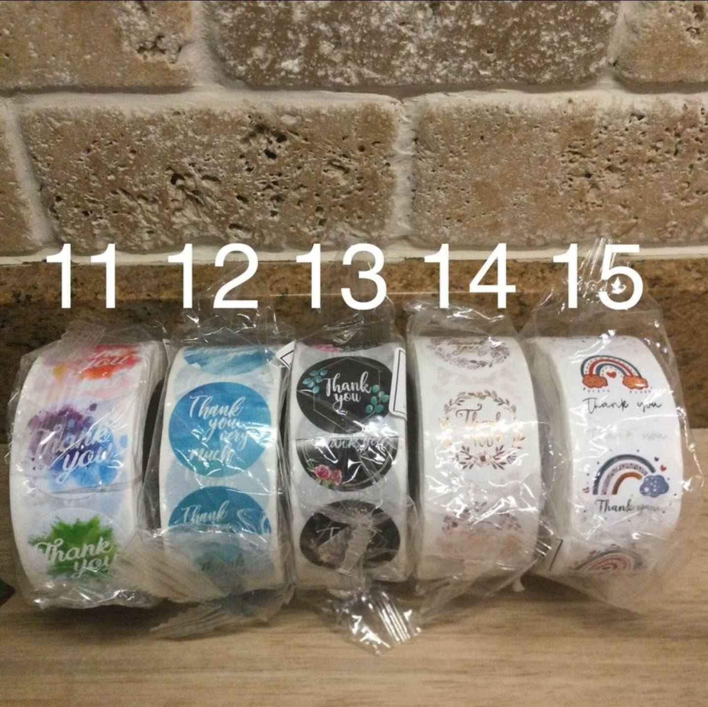 Thank You Stickers - $5 each - Swipe for more styles - photo 3