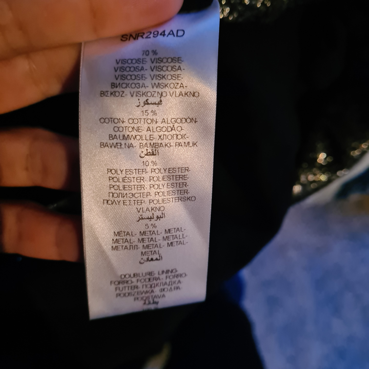 NAFNAF Black strapless dress image indicator(9)